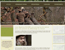 Tablet Screenshot of equi-debardage.com